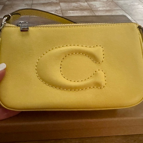 Coach Leather Nolita 19 Handbag in Silver/Daisy - Picture 3 of 16